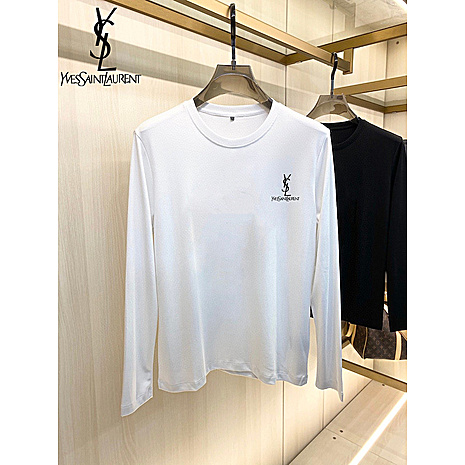 YSL Long-Sleeved T-shirts for MEN #582624 replica
