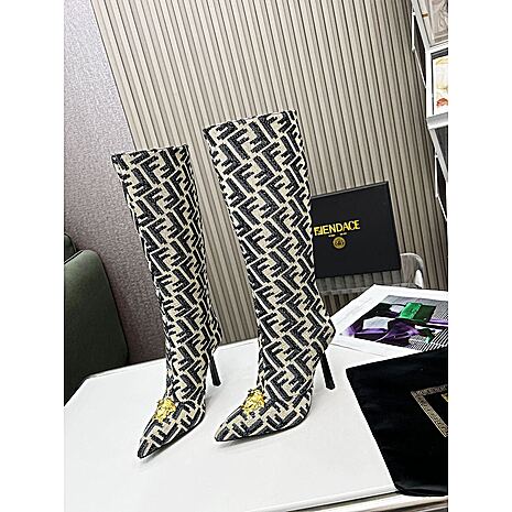 Fendi & versace 7.5cm High-heeled  boots for women #583847 replica