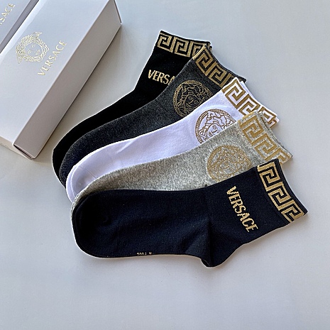 versace Socks 5pcs sets #585293 replica
