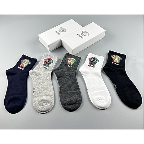 versace Socks 5pcs sets #585295 replica