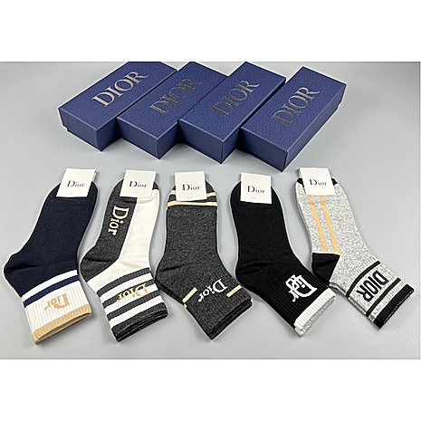 Dior Socks 5pcs sets #585312 replica
