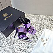 US$111.00 versace 10cm High-heeled shoes for women #585005