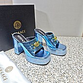 US$122.00 versace 11cm High-heeled shoes for women #585022
