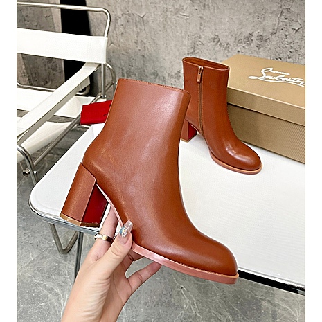 Christian Louboutin 7cm High-heeled Boots for women #589010