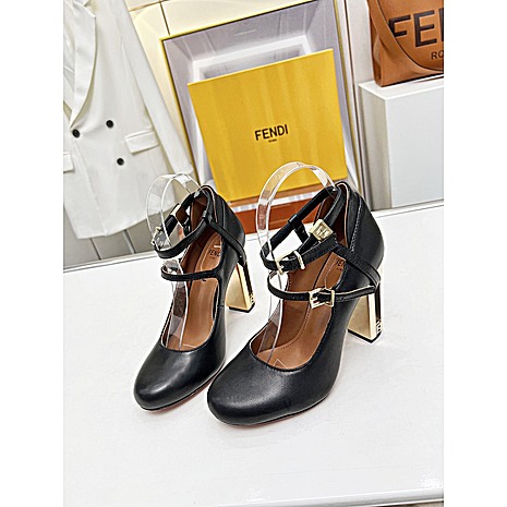Fendi 10cm High-heeled shoes for women #589513 replica