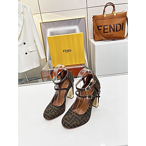 Fendi 10cm High-heeled shoes for women #589514 replica