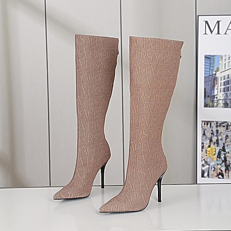 versace 10.5cm High-heeled boots for women #589863 replica