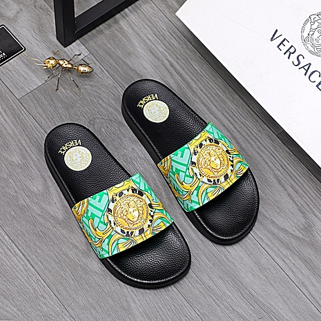 Versace shoes for versace Slippers for men #589865 replica