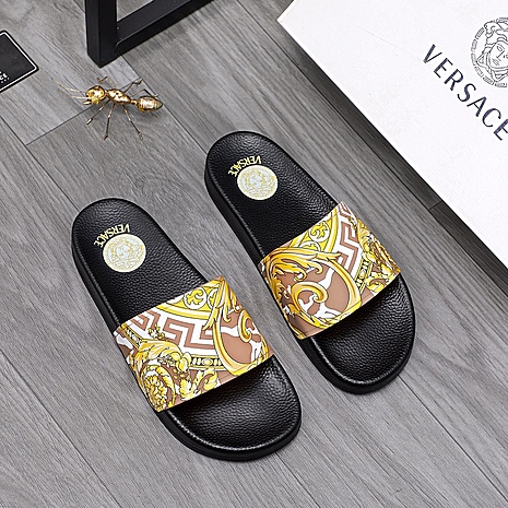 Versace shoes for versace Slippers for men #589868 replica