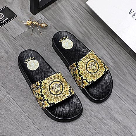 Versace shoes for versace Slippers for men #589869 replica