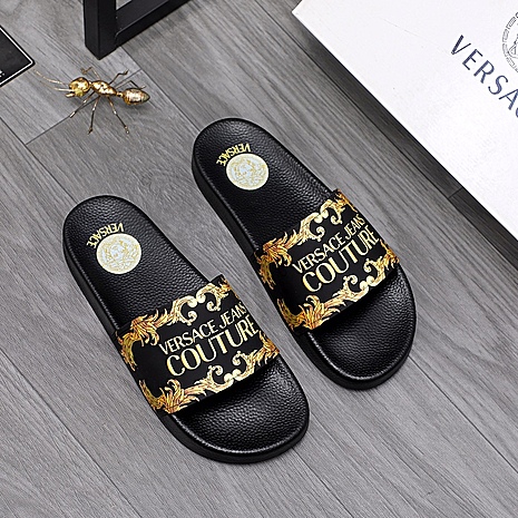 Versace shoes for versace Slippers for men #589870 replica