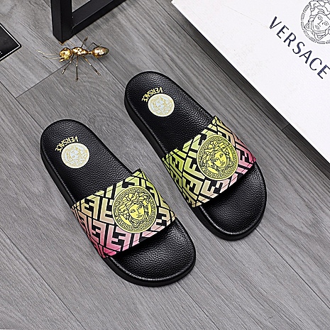 Versace shoes for versace Slippers for men #589871 replica