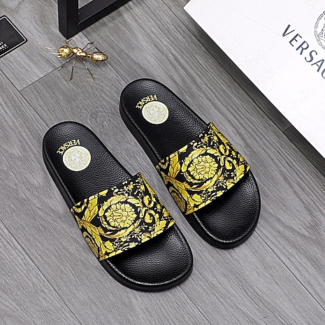 Versace shoes for versace Slippers for men #589872 replica