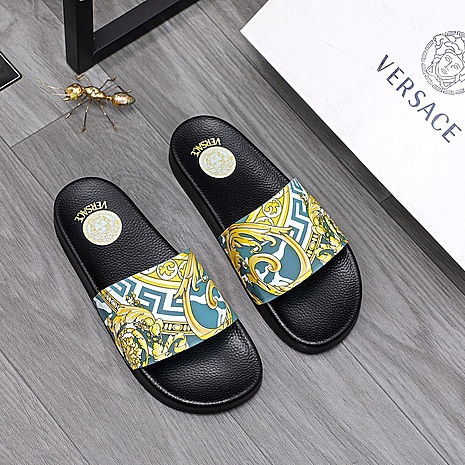 Versace shoes for versace Slippers for men #589874 replica