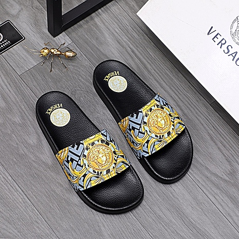 Versace shoes for versace Slippers for men #589875 replica