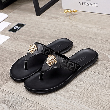 Versace shoes for versace Slippers for men #589878 replica
