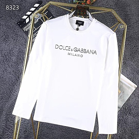 D&G Long Sleeved T-shirts for Men #589891 replica