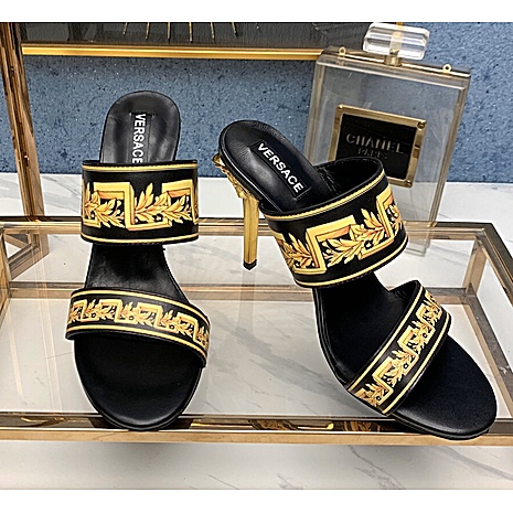 US$73.00 versace 10cm High-heeled shoes for women #589982