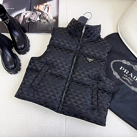 Prada AAA+ down jacket for women #590727 replica