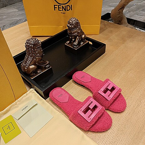 Fendi shoes for Fendi slippers for women #591572 replica