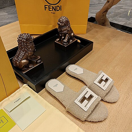 Fendi shoes for Fendi slippers for women #591575 replica