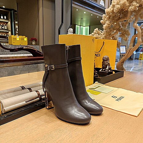 Fendi 10cm High-heeled Boots for women #591578 replica