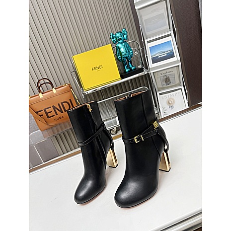 Fendi 10cm High-heeled Boots for women #591579 replica