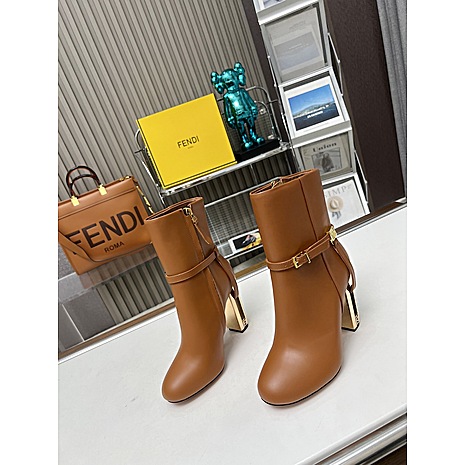 Fendi 10cm High-heeled Boots for women #591582 replica