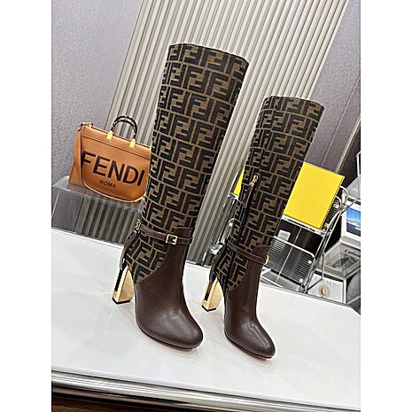 Fendi 10cm High-heeled Boots for women #591585 replica