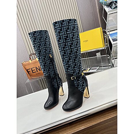 Fendi 10cm High-heeled Boots for women #591589 replica