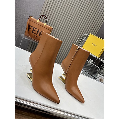 Fendi 10cm High-heeled Boots for women #591591 replica