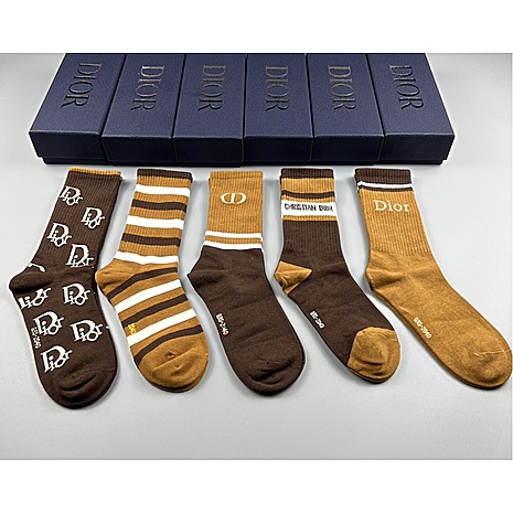 Dior Socks 5pcs sets #591949 replica