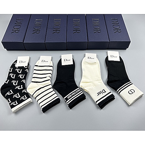 Dior Socks 5pcs sets #591950 replica