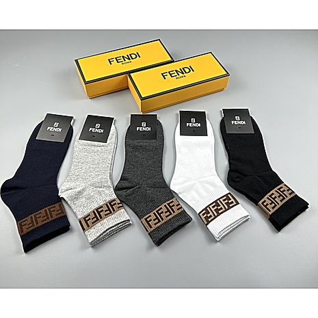 Fendi Socks 5pcs sets #592048 replica