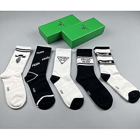 Prada Socks 5pcs sets #592129 replica