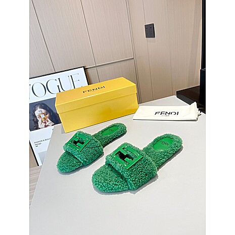 Fendi shoes for Fendi slippers for women #592132 replica