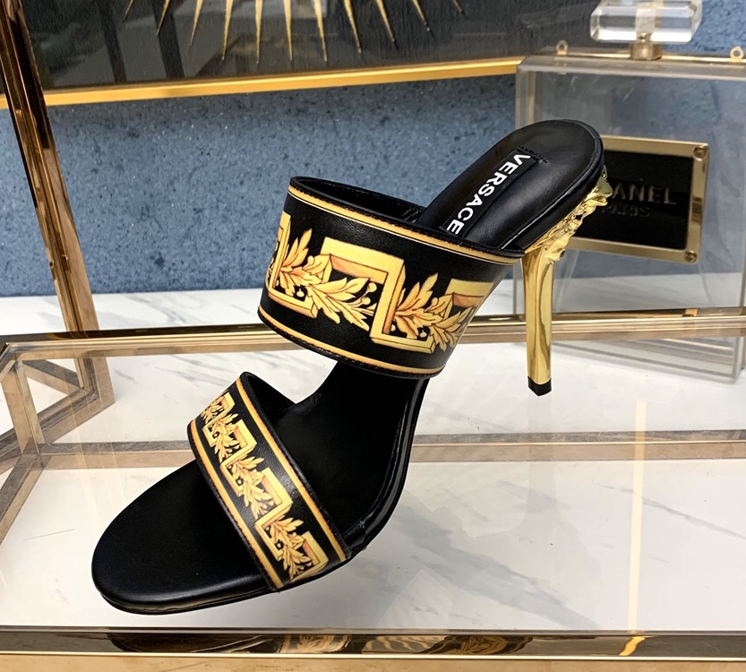 versace 10cm High-heeled shoes for women #589982 replica
