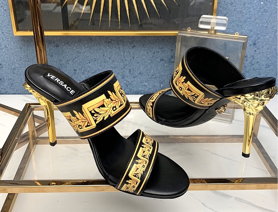 versace 10cm High-heeled shoes for women #589982 replica