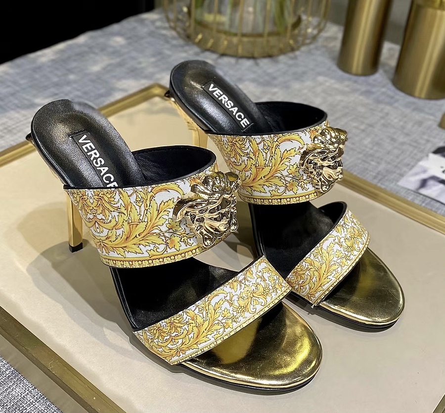 versace 10cm High-heeled shoes for women #589983 replica