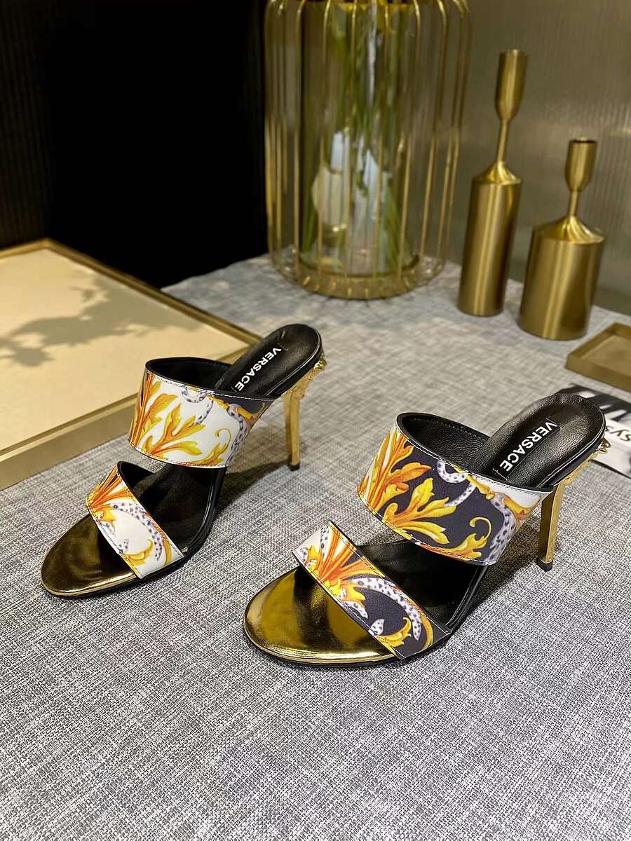 versace 10cm High-heeled shoes for women #589984 replica