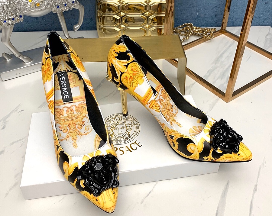 versace 10cm High-heeled shoes for women #589988 replica