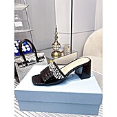 US$73.00 Prada 7.5cm High-heeled shoes for women #589036