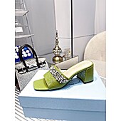 US$73.00 Prada 7.5cm High-heeled shoes for women #589059