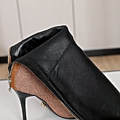 US$111.00 versace 10.5cm High-heeled boots for women #589862