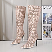 US$111.00 versace 10.5cm High-heeled boots for women #589864