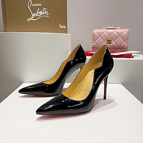 christian louboutin 10.5cm High-heeled shoes for women #593961 replica