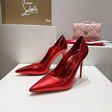 christian louboutin 10.5cm High-heeled shoes for women #593962 replica