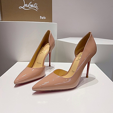 christian louboutin 10cm High-heeled shoes for women #593963 replica