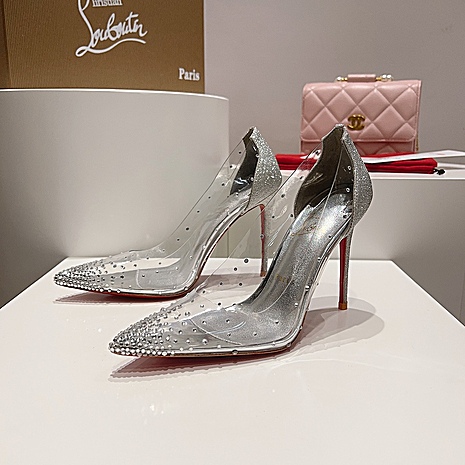 christian louboutin 10.5cm High-heeled shoes for women #593967 replica