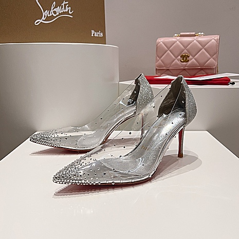 christian louboutin 8.5cm High-heeled shoes for women #593972 replica